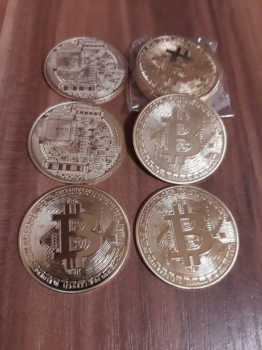 Монета БИТКОИН (большая-размер 39мм)