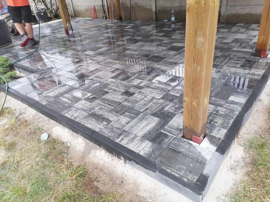 Kostka brukowa ,brukarstwo, układanie, Polbruk , płoty