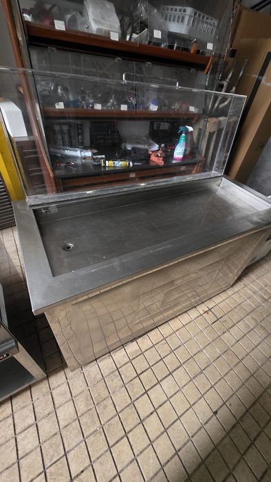 Vitrine refrigerada expositor peixe