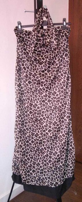 Vestido comprido reversível