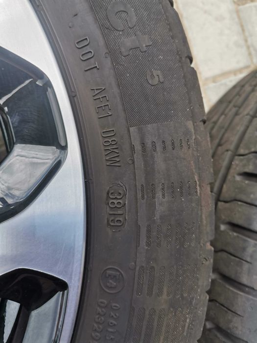 4 Opony letnie Continental ContiEcoContact 5 205/55R17 95V bieżnik 7mm