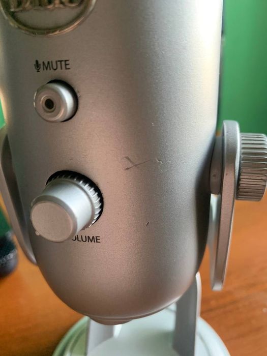 Мікрофон Blue Yeti Silver для Подкастів, Ютуб Відео