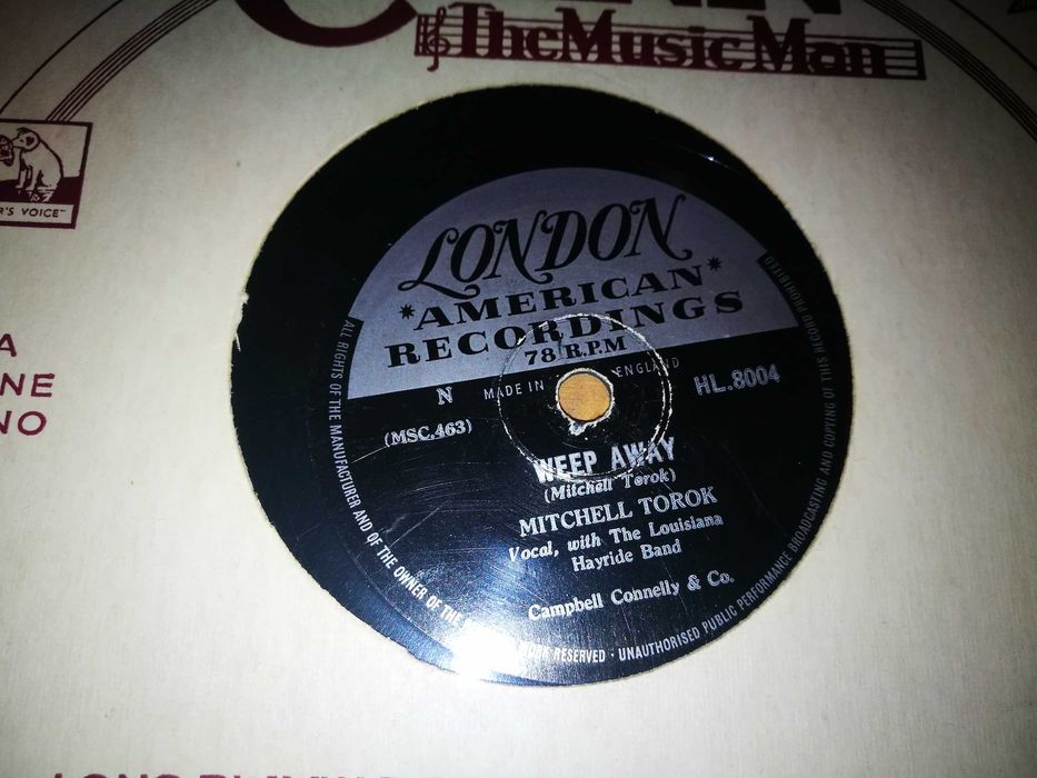 MICHEL TOROK (78RPM) - Caribeen/Weep Away (Ed ING) 10'