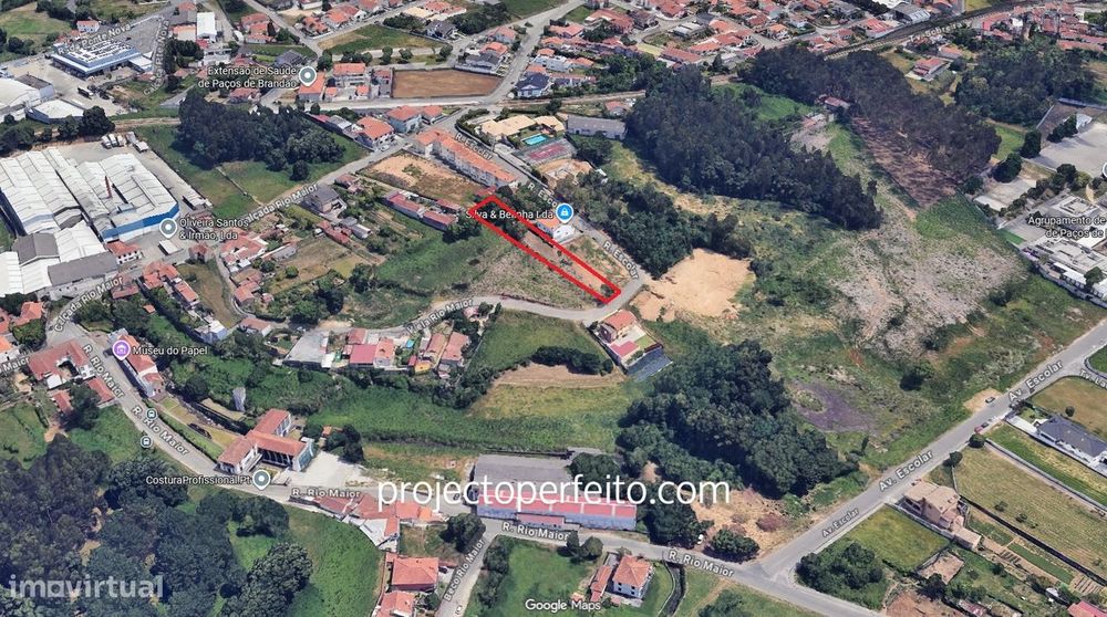 Terreno Urbano  Venda em Paços de Brandão,Santa Maria da Feira