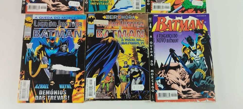 Fantástico Lote Banda Desenhada DC Comics PT Batman e Superboy