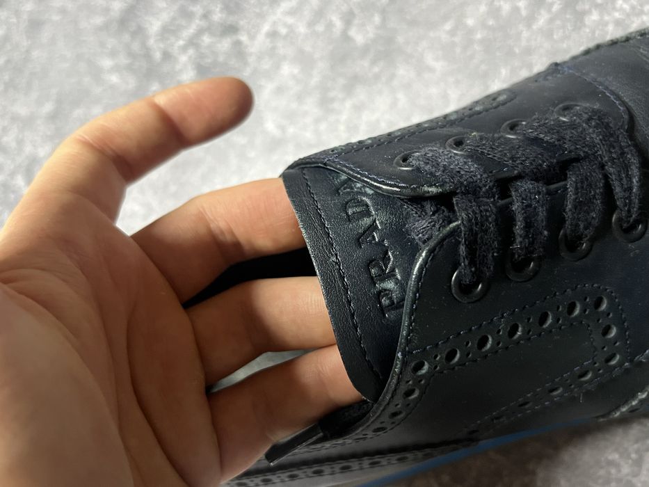 Дерби Prada Blue Sole Броги Туфли Оригинал