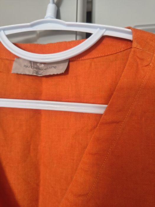 Lniana tunika Paul Costelloe Living roz XXL 48-50