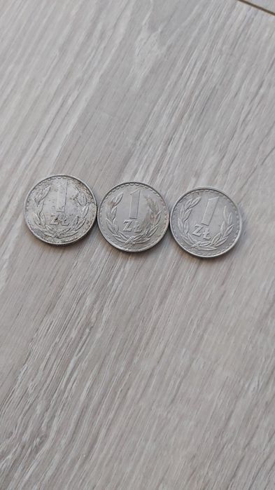 Sprzedam 1 zł z 1982,1985,1986r
