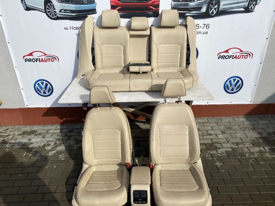 -Салон (сидіння) Volkswagen PASSAT B7-B8 USA підігрів всіх сидінь!