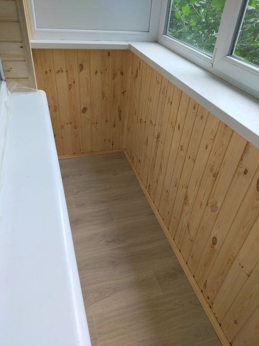 Отделка балконов внутренние и наружные работы