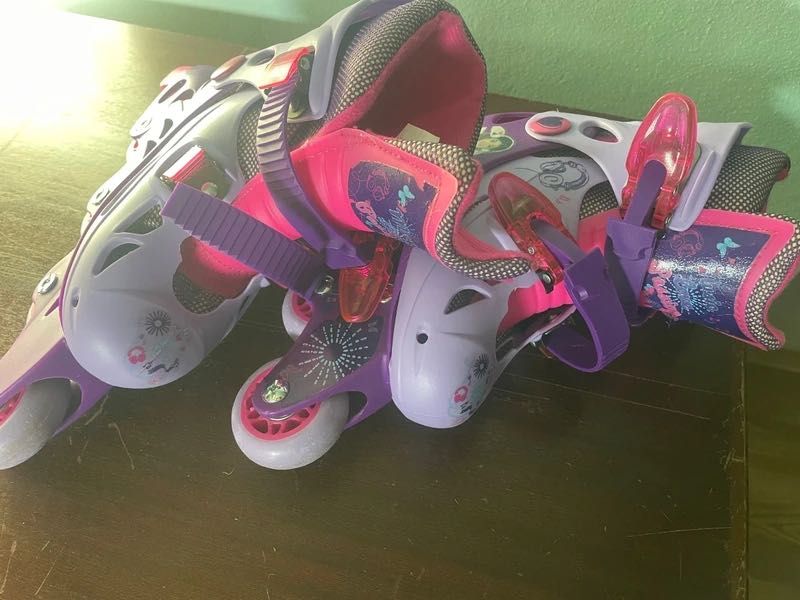 Patins em linha série violeta
