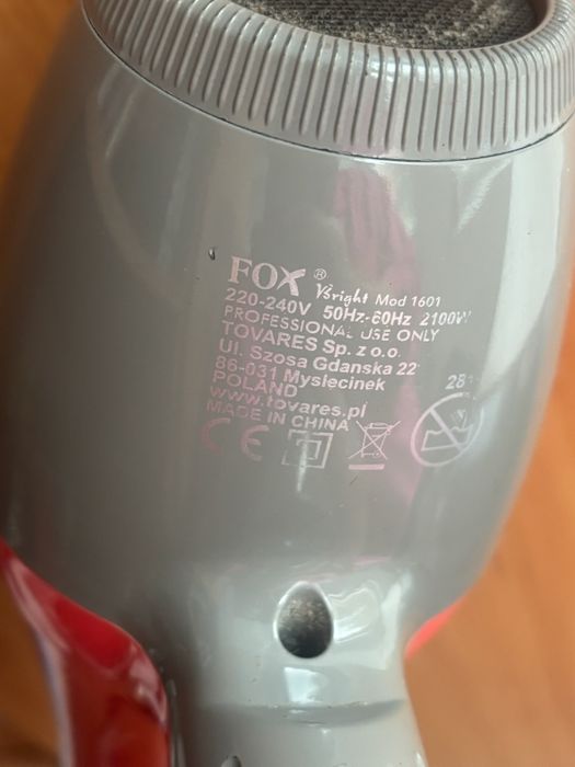 Suszarka fryzjerska Fox
