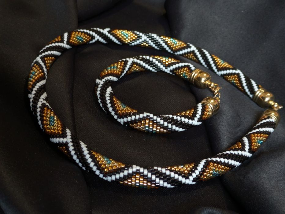 Conjunto de colar/pulseira