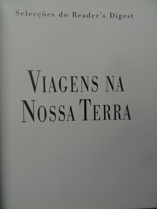 Viagens Na Nossa Terra de Selecções  Reader's Digest - 2 Vol. - 1ª Ed.