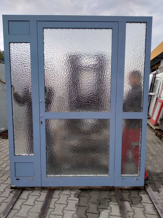 Drzwi aluminiowe 195x235