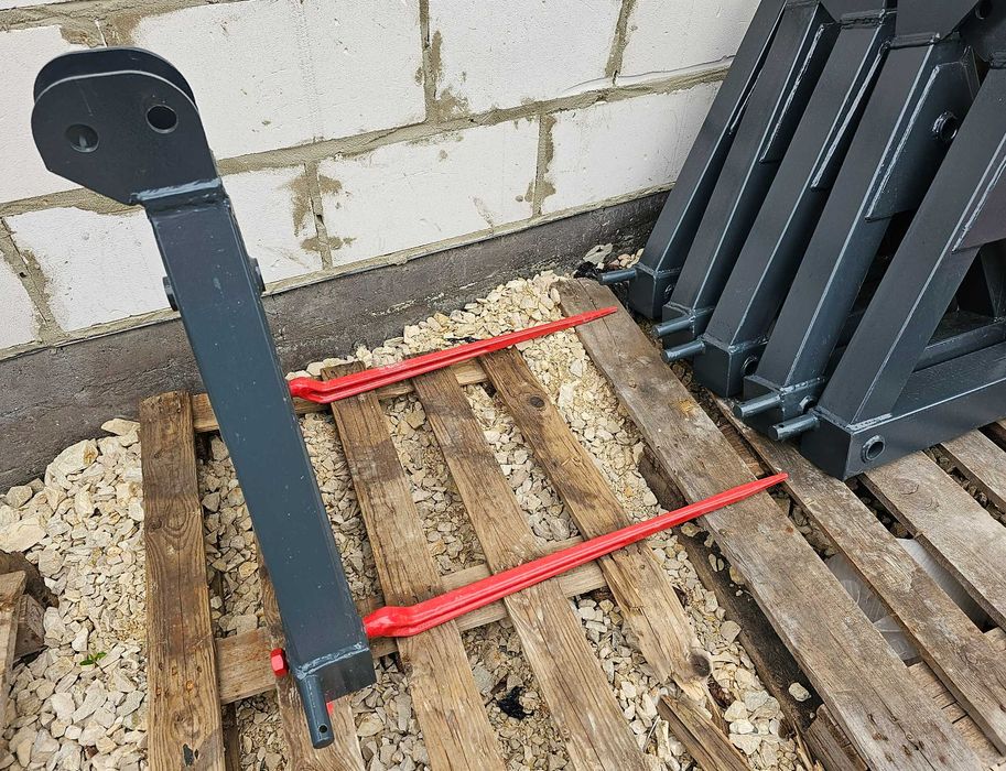 igły widły do bel bali słomy na tył tuz traktora podnośnik chwytak