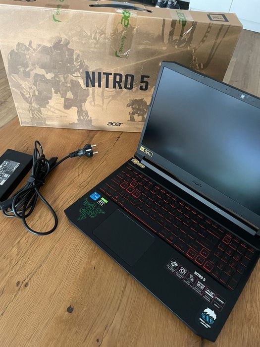 Laptop Acer Nitro 5 rtx3050ti ssd m2 512gb i5 11400h
