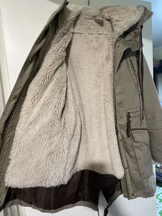 Casaco inverno , com capuz forro polar