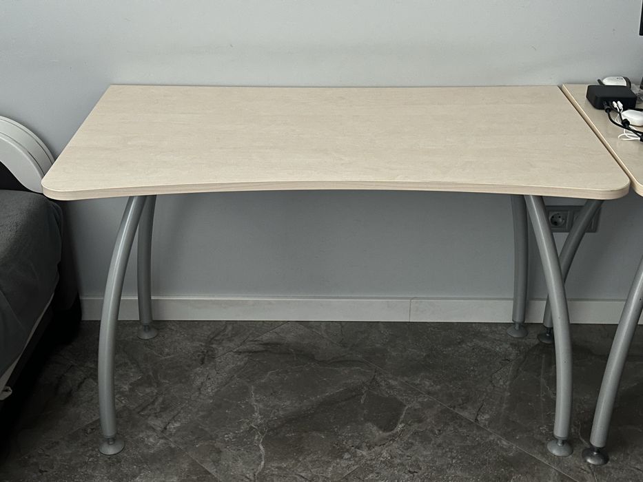 Письменный стол 120/140х70, светлый, компьютерный