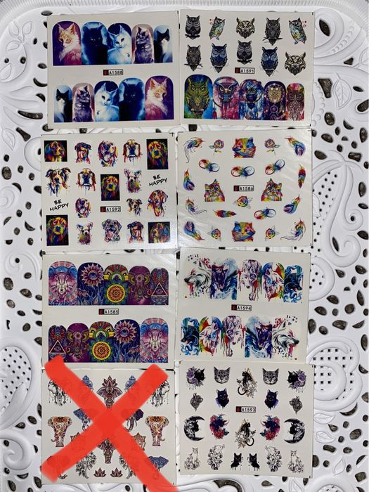 Стикеры, наклейки, декор на ногти