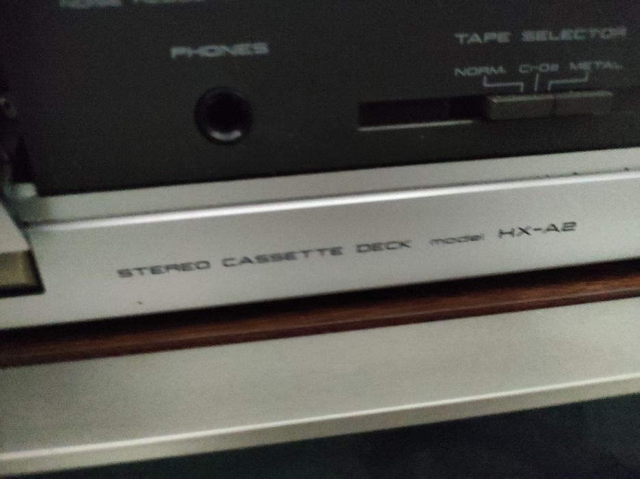 Deck Akai Hx-A2 wraz z kasetami