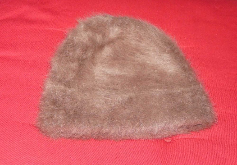 Czapka z alpaki kolor kakao ciepła nowa