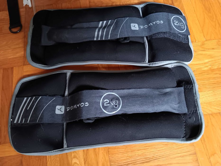 Bola de exercício CRIVIT + pesos para pernas/ braços 2kg DOMYOS