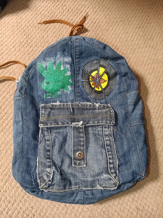 Джинсовый рюкзак