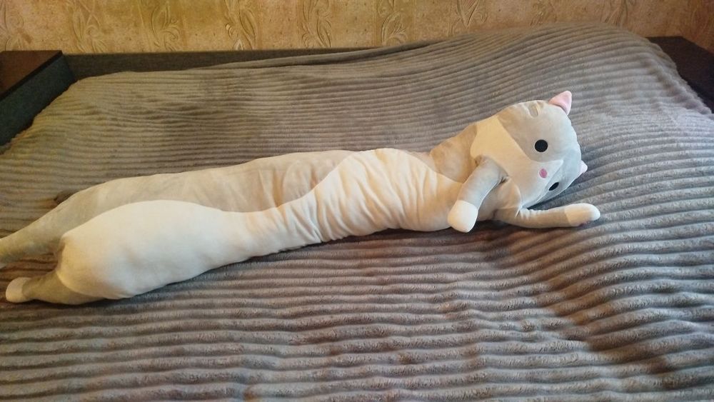 Кот игрушка подушка