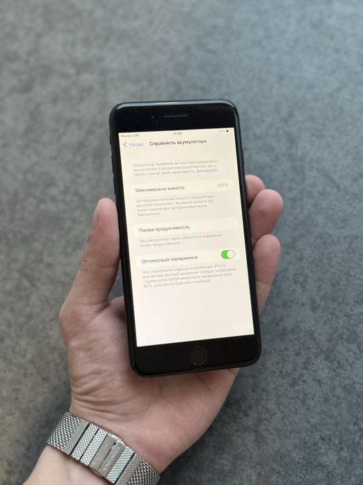 Apple Айфон/Iphone 7+,Pluss 128gb Jet Black Неверлок АКБ:93%