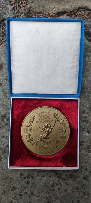 Medal mosiężny ZBOWID z etui - Rzadkość