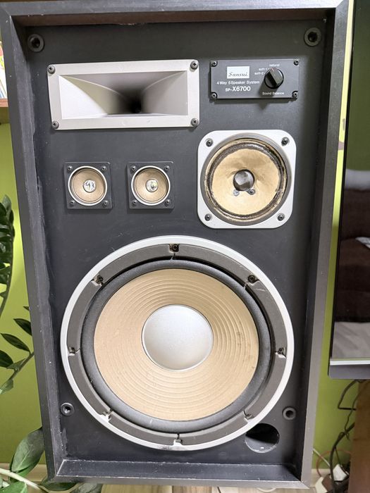 Kolumny audiofilskie Sansui SP- X6700. Lampa. Okazja