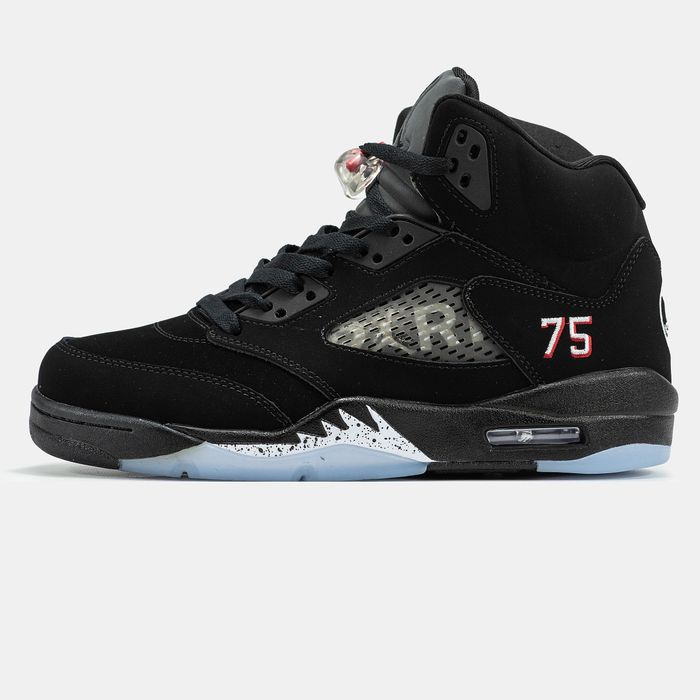 Nike Air Jordan 5 x PSG Black White 40-45р