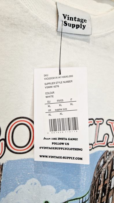 T-shirt VINTAGE SUPPLY Brooklyn Dumbo Manhattan Bridge roz. XL
