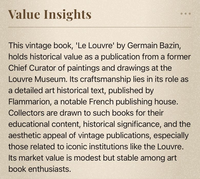Livro Le Louvre 1960
