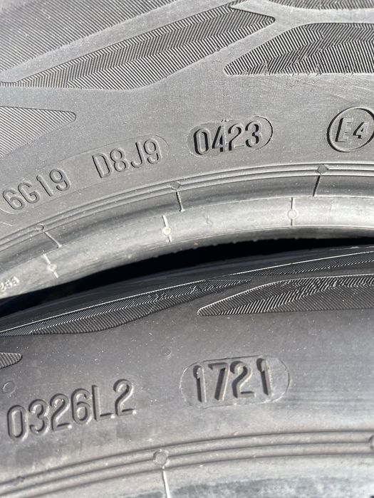 195/55 R16 Continental EcoContact 6 / 4шт./ як нові/ літо