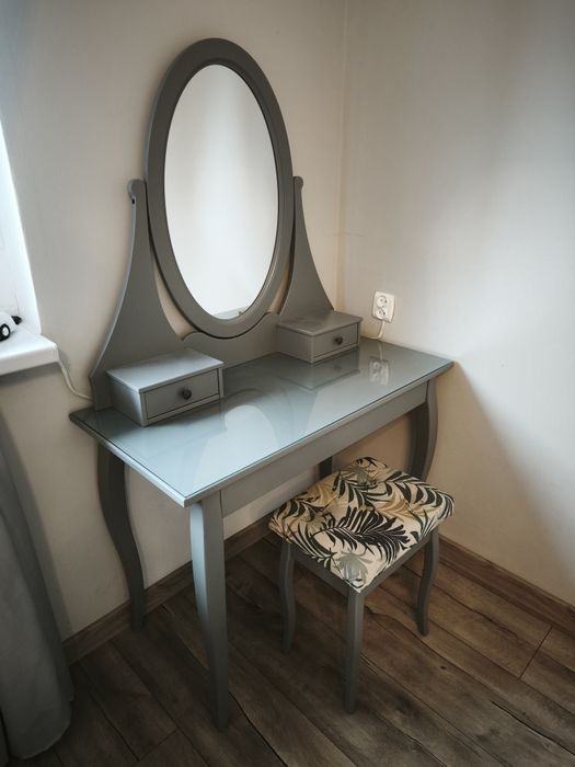 Toaletka Hemnes Ikea kolor szary