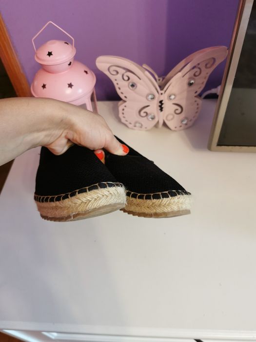Espadryle czarne  r 36