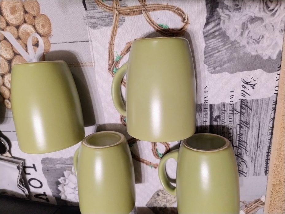 Kubki zielone okazja 4 szt