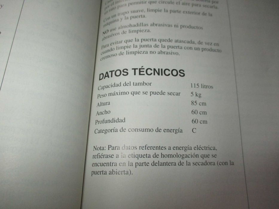 Máquina de Secar Roupa Candy vcom Manual de Instruções