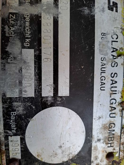 Przyczepa Samozbierająca Claas Sprint 5000S