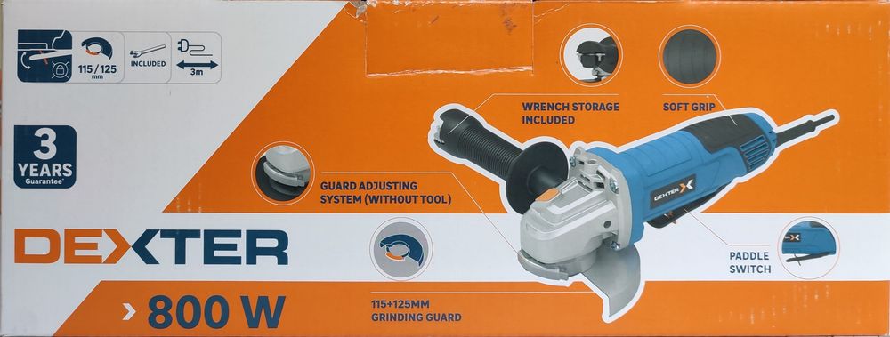 REBARBADORA 800w 125mm com 5 DISCOS