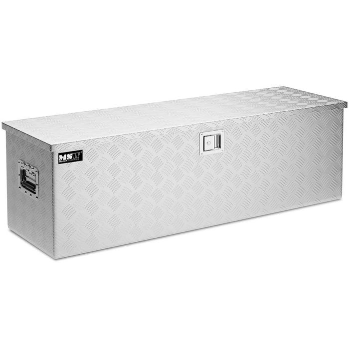 SKRZYNIA NARZĘDZIOWA transportowa aluminiowa zamykana na klucz 150 l