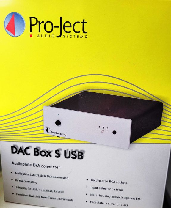 DAC   Pro-Ject   Audio Systems DAC BOX S USB