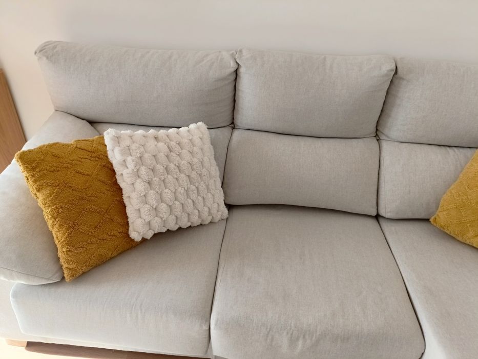 Sofá de 3 lugares com chaiselong Banak Importa