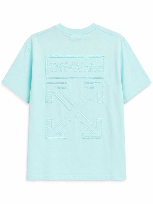 Koszulka męska Off- white M błękitna
