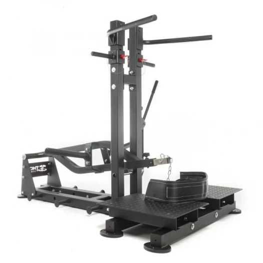 Maszyna do przysiadów z pasem Belt Squat Machine na wolny ciężar