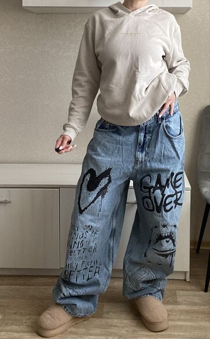 Стильні джинси 32 розмір унісекс