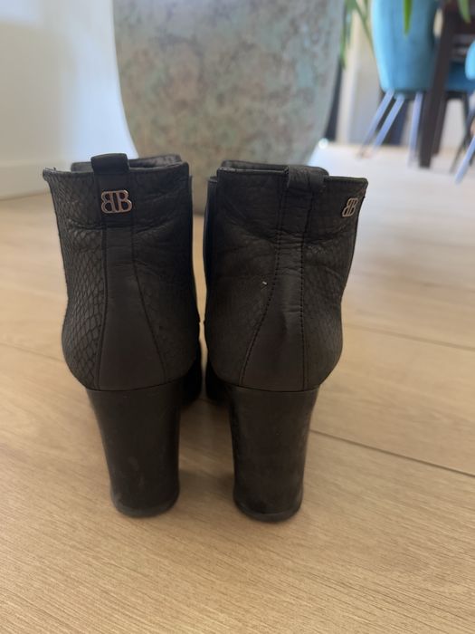 Botki badura r 37 nobuk czarne