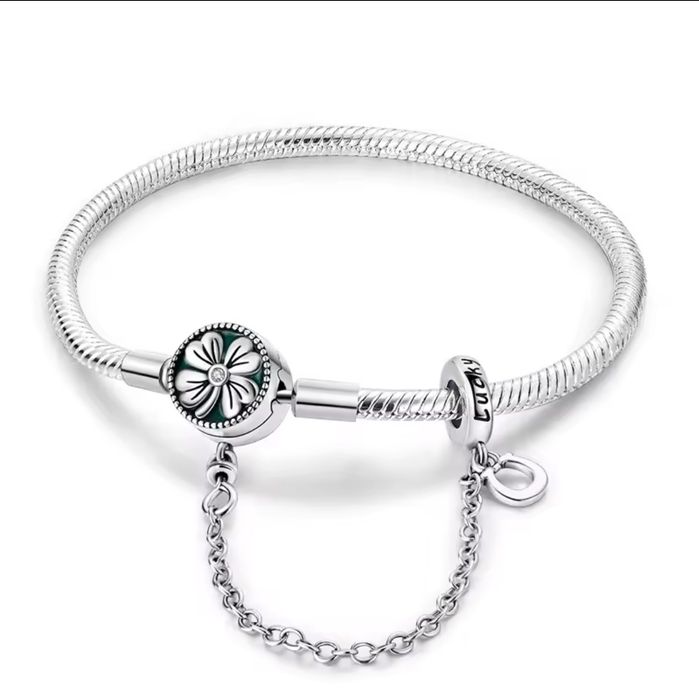 Bransoletka srebrna weżykowa do charms pandora prezent r 17cm